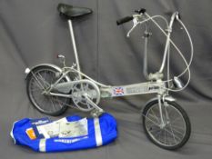 BICKERTON PORTABLE FOLDING BICYCLE with case and manual