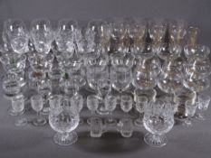 VARIOUS DRINKING GLASSWARE, two boxes to include Cognac marked examples