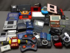 HAND HELD CONSOLES & CAMERA EQUIPMENT including PSP, Psion hand-held computer, Nintendo, Minolta