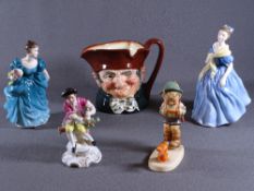 HUMMEL & ROYAL DOULTON FIGURINES titled 'Rhapsody' HN2267 and 'Adrienne' HN2304 along with a Royal