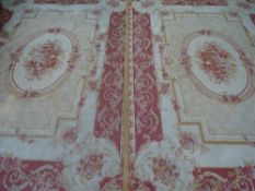 LAURA ASHLEY HOME AUBUSSON RUGS, a pair, 238 x 165cms