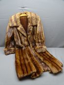 VINTAGE LADY'S FULL LENGTH FUR COAT by Browns of Chester