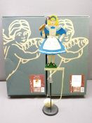 AUTHENTIC MODELS - Princess Skyhook and Alice in Wonderland Skyhook, boxed (presumed as retail