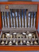 ARTHUR PRICE OF ENGLAND CASED CANTEEN OF EPNS CUTLERY (44 pieces)