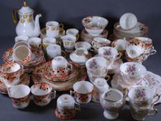 VICTORIAN & LATER CHINA TEAWARE including an extensive Wellington china set