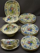 MASONS STRATHMORE DINNERWARE, approximately 25 pieces