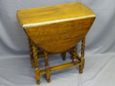 BARLEY TWIST GATE-LEG TABLE