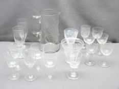 ANTIQUE & ETCHED GLASSWARE