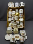 COMMEMORATIVE PORCELAIN including Paragon, Doulton and similar