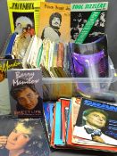 BARRY MANILOW FAN COLLECTION, other music related books and ephemera, vintage song sheets, HMV