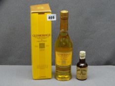 GLENMORANGIE 35CL, boxed and sealed and Haig & Haig rare 1940s/50s five star blended Scotch