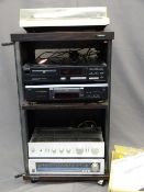 HIFI SEPARATES - Sony, Pioneer ETC including turntable PL-120 in a cabinet E/T