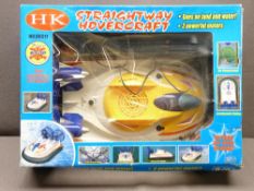 H K STRAIGHTWAY HOVERCRAFT - REMOTE CONTROL MODEL, boxed, (appears in retail condition)