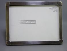 SILVER EASEL PICTURE FRAME, engine turned, Birmingham 1921, 17.5 x 12.5cms (7 x 5in)