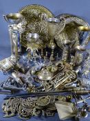 VINTAGE & LATER COPPER & BRASSWARE, a boxed quantity