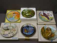 BOXED COLLECTORS' WALL PLATES, a large quantity including 'Bradford Exchange' by Coalport, '