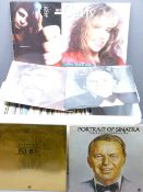 LP RECORDS - The Carpenters, The Platters, Garfunkel, Peters and Lee, Edith Piaf, Johnny Mathis,