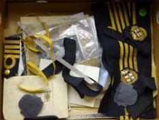 MILITARIA - ephemera, lapel stripes ETC