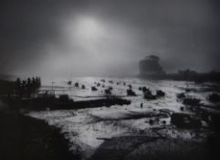 DAVID BROOK photograph - entitled 'Tide Out in Fog', signed and dated 1999, 29 x 39cms