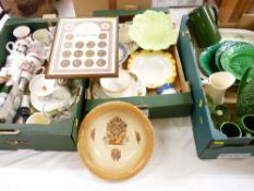 COMMEMORATIVE WARE including 1919 Victorious at Peace 'To our Heroes' bowl, continental teaware ETC