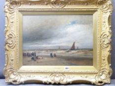 THOMAS BUSH HARDY RBA oil on canvas - 'Scheveningen Beach', signed and dated lower right '1886',