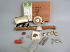 WALTHAM GOLD PLATED HALF HUNTER PRESENTATION POCKET WATCH and other collectables to include a