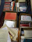 VINTAGE BOOKS, sheet music ETC