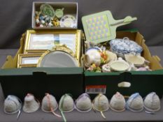 LLADRO BELLS, 9, COALPORT DISPLAY CHINA and similar items including prints ETC