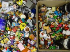 COLLECTABLE COMMERCIAL MINIATURE TOYS including Snoopy, Tetley, Toy Story and many similar