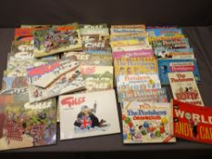 GILES, THE PERISHERS, ANDY CAPP ETC, cartoon annuals, a collection, mainly 1980s/90s dates