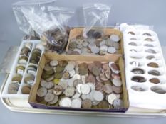 BRITISH & FOREIGN VINTAGE COINAGE - an interesting collection in bronze, copper and other metals