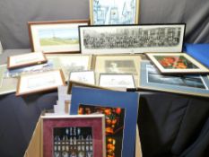 IMAGES & PRINTS, a large assortment - 'The Kings School, Chester' year photograph and others