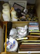 HOUSEHOLD ITEMS - treenware, CDs, teaware ETC