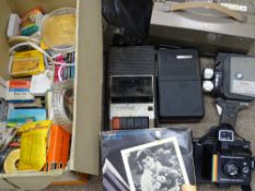 POLAROID CAMERA, boxed, Prinz Cavalier camera, hand-held camera, vintage projector ETC