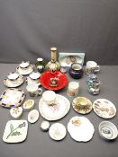 MOORCROFT POTTERY TRINKET BOXES, Mason's ironstone jugs, Shelley china and other commemoratives ETC