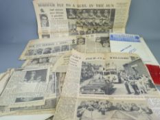 BOROUGH UNITED FOOTBALL MEMORABILIA including the 'Football Association of Wales and Club'