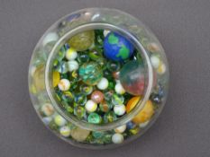MARBLES - a large quantity, various sizes and designs