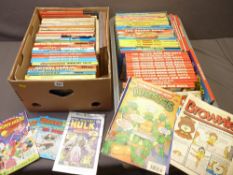 VINTAGE COMICS & ANNUALS, a large collection, 1970s, 80s and 90s dates including Beano, Beezer,