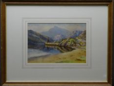 NESTA WARREN watercolour - River scene, signed, 23.5 x 35cms