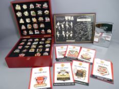 MANCHESTER UNITED FOOTBALL CLUB COLLECTABLES including a near complete Victory Pin collection by