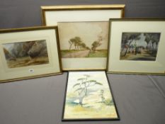 PAINTINGS & PRINTS - a parcel including works by Sparke Bowyer, Hardi, William Tatten Minter ETC