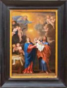 Champaigne, Philippe de (Attrib.)Doppelte Dreieinigkeit(Brüssel 1602-1674 Paris) Die seltene