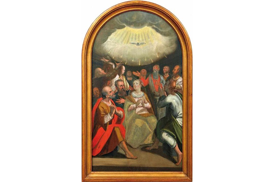 Pendants with the Resurrection of Christ and the Miracle of PentecostCercle of Christoph Schwarz - Bild 3 aus 3
