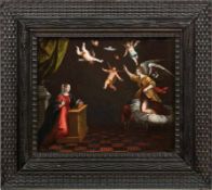Annunciation of MaryNorthern Italy, Master from Verona, circa 1600In an interior with column and