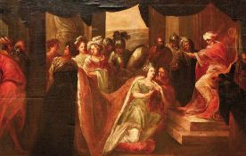 Venetian master of the 18th centurySolomon receives the Queen of SabaGaspare Diziani (?) Multi-
