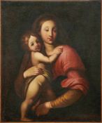 Salvi, Giovanni Battista (alias Il Sassoferrato) - FollowerMadonna with childRoman school of the