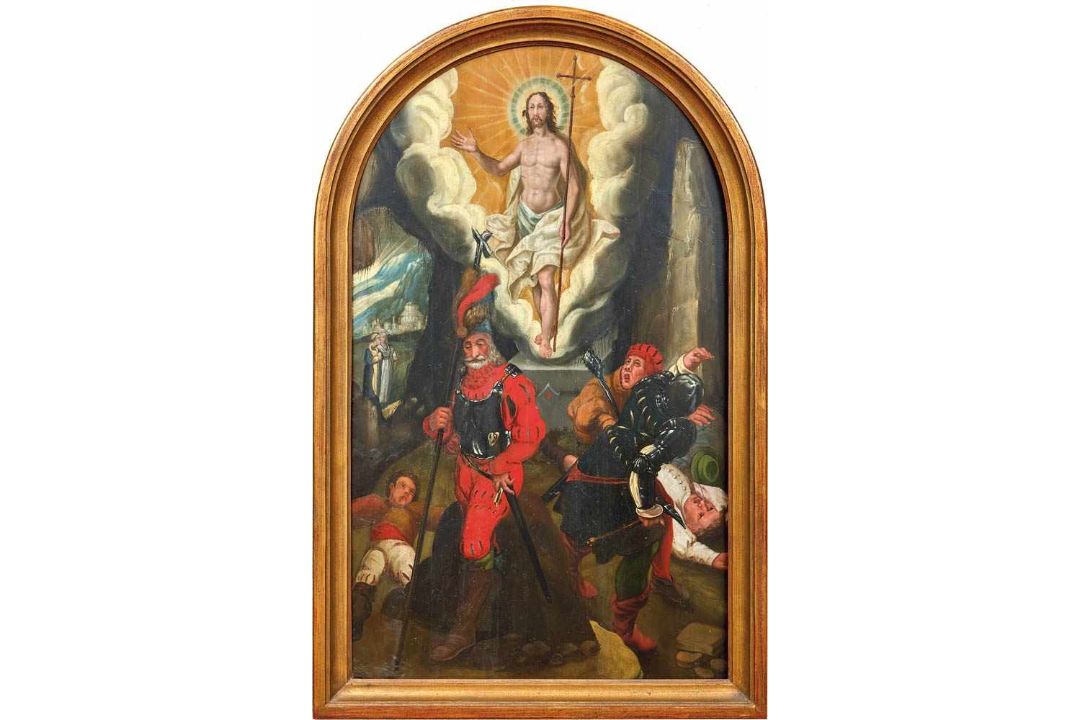 Pendants with the Resurrection of Christ and the Miracle of PentecostCercle of Christoph Schwarz - Bild 2 aus 3