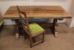 A Large Refectory-Style Dining Table