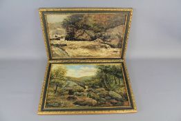 F.E Hill (Exb.1899) Oils on Canvas