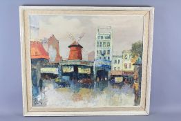 A French 20th Century Oil on Canvas